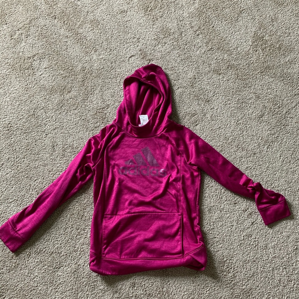 Purple adidas sweater